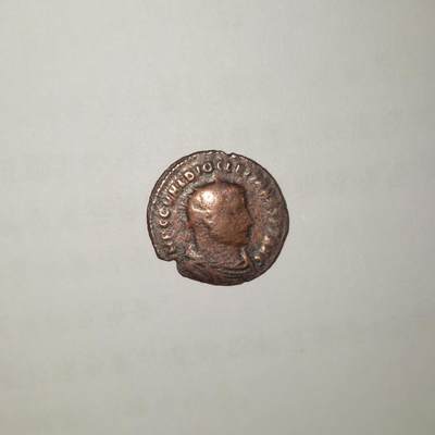 罗马帝国戴克里先（公元284年-305年在位），货币改革前最后的安东尼镀银铜币，银层已无，极美稀少品种 - 罗马帝国戴克里先（公元284年-305年在位），货币改革前最后的安东尼镀银铜币，银层已无，极美稀少品种