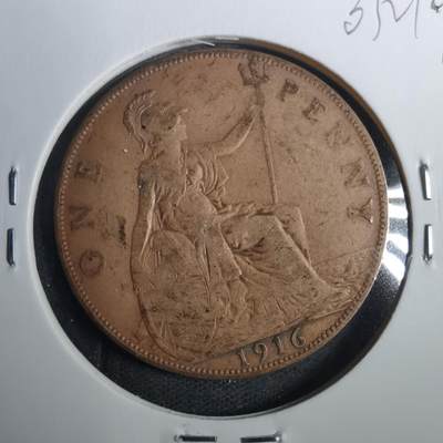 沼泽如烟--第803场 - 英国1916年1便士