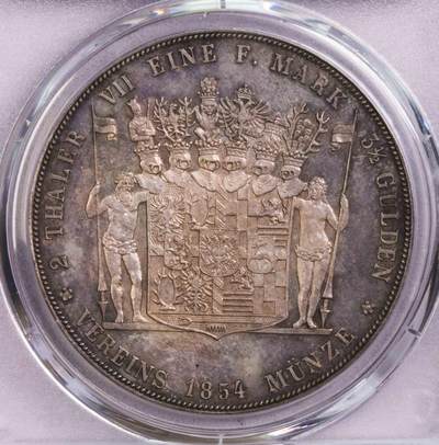 PCGS-MS64 18541854施瓦茨堡野人两泰勒银币亚军 - PCGS-MS64 18541854施瓦茨堡野人两泰勒银币亚军