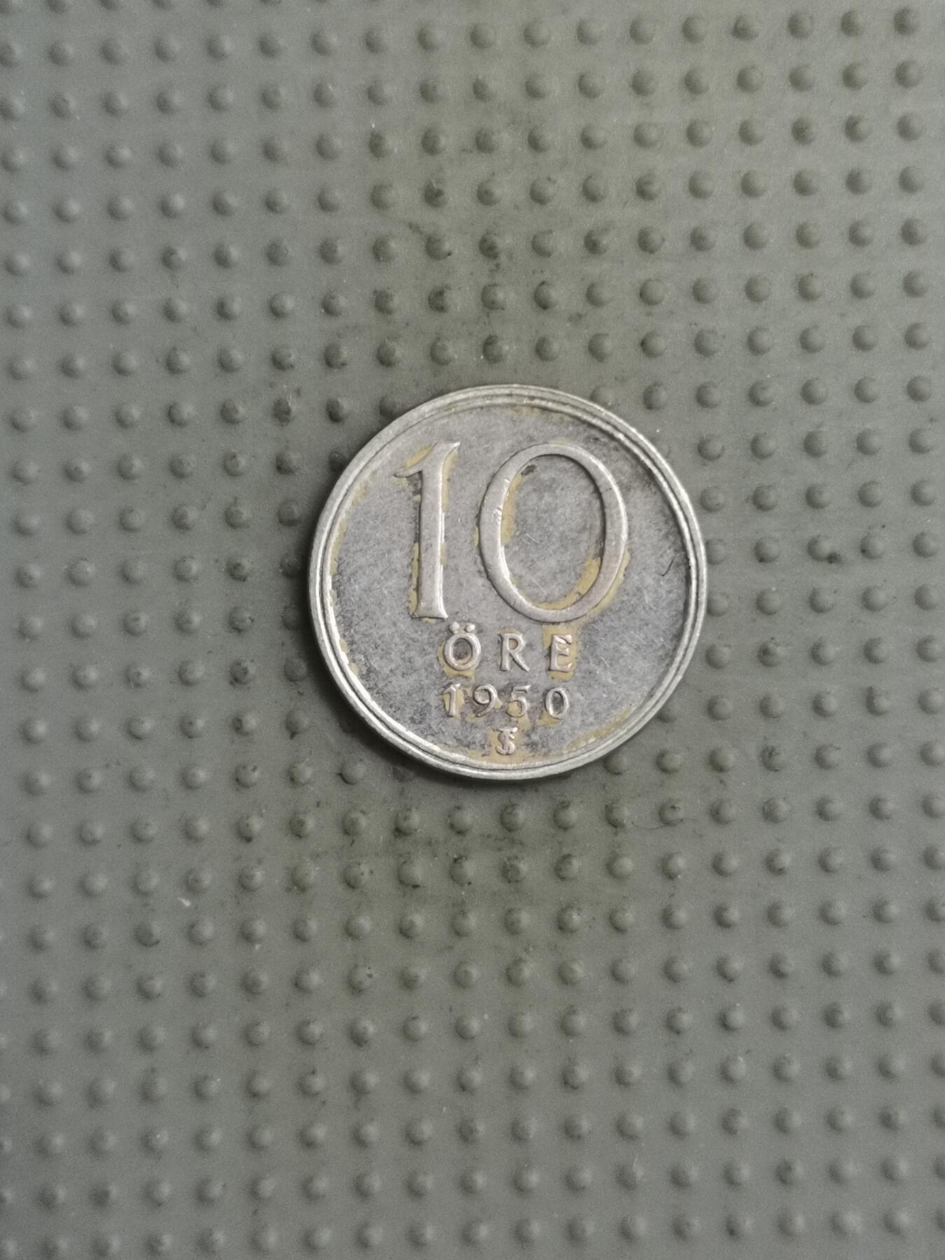 2025年第71场各国散币拍卖（总第71场） 瑞典1950年10欧尔银币