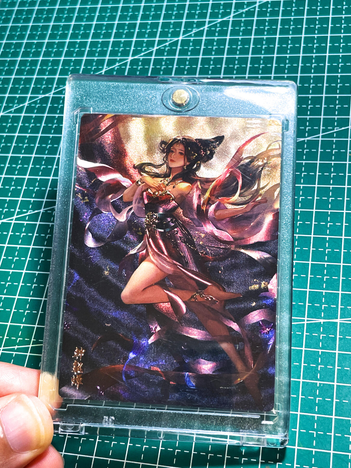 显眼宝25期 颜值精选 【带卡砖】卡玩帕克 神州群英 镭雕特卡 神貂蝉 散配一张  卡玩镭雕工艺   63*88