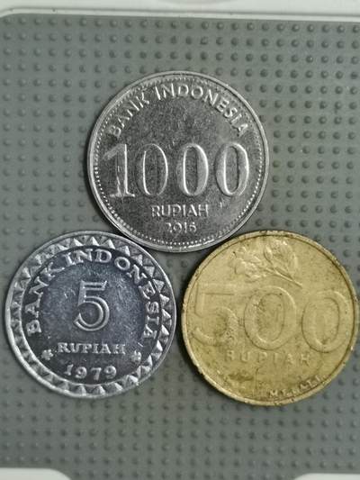 2025年第70场各国散币拍卖（总第70场） - 印度尼西亚3枚