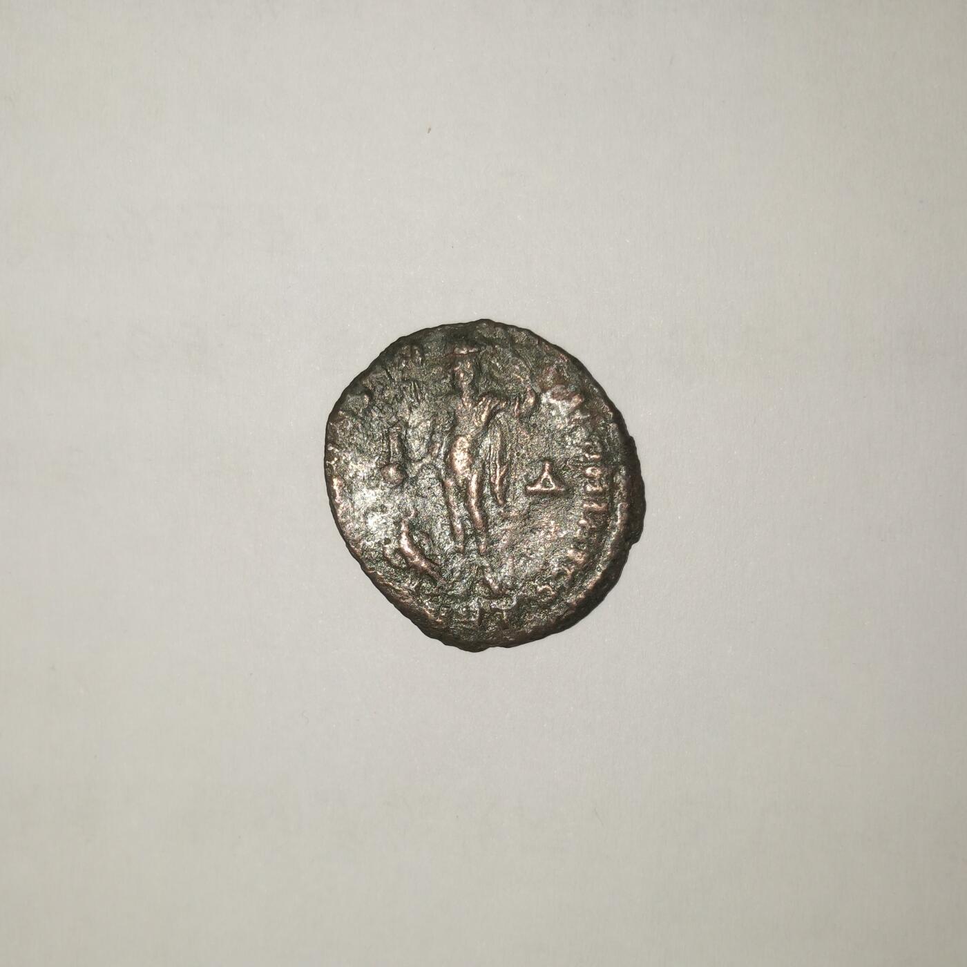罗马帝国李锡尼（公元308年-324年在位）弗里斯镀银铜币，银层已无