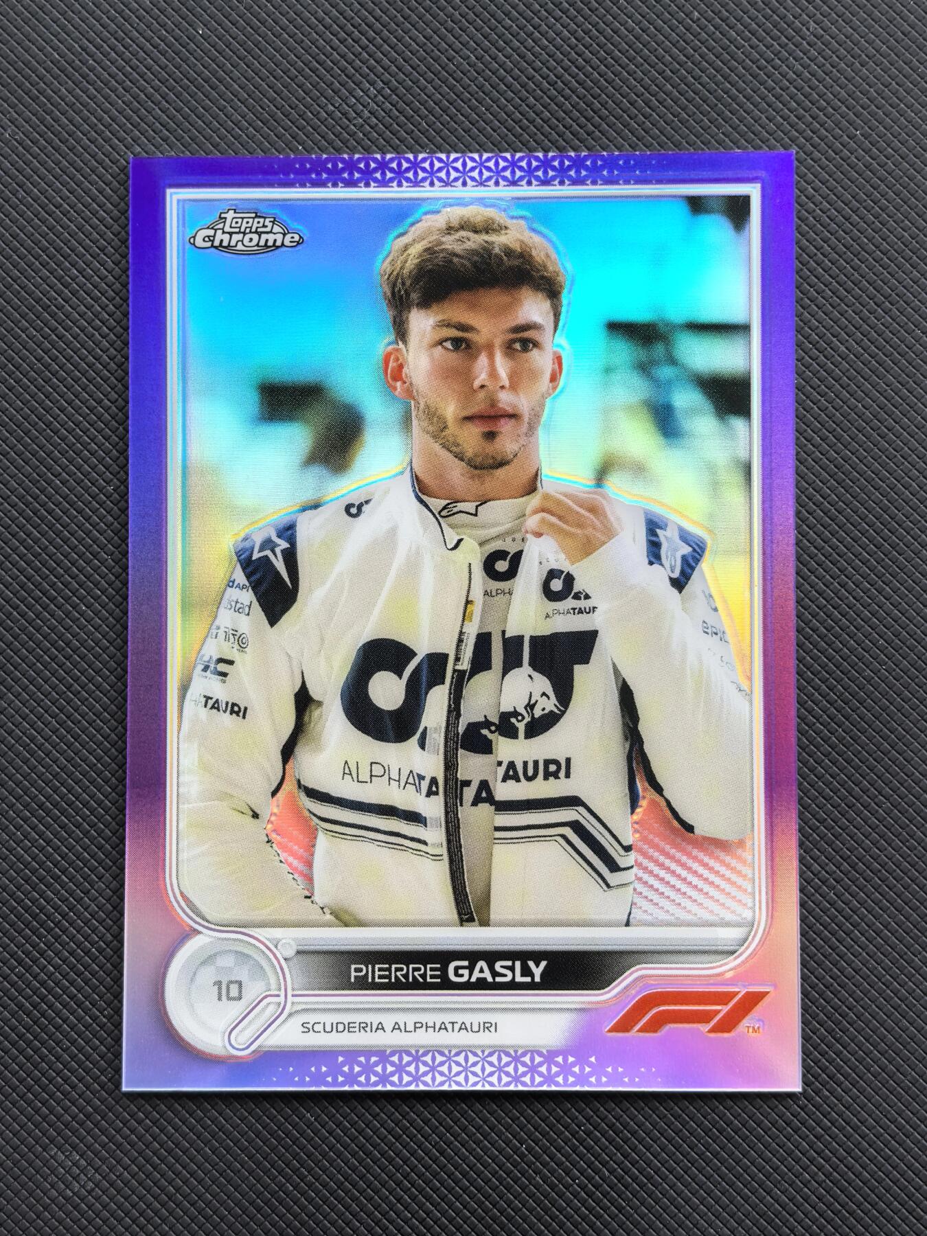 【博洋堂】卡牌拍卖专场第002期 2022 Topps Chrome F1 赛车卡 加斯利 小红牛车队 114/399编 紫折