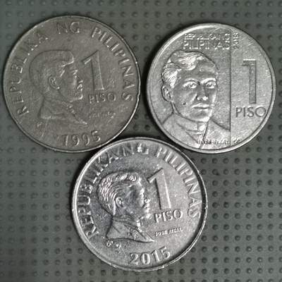 2025年第70场各国散币拍卖（总第70场） - 菲律宾1比索3枚
