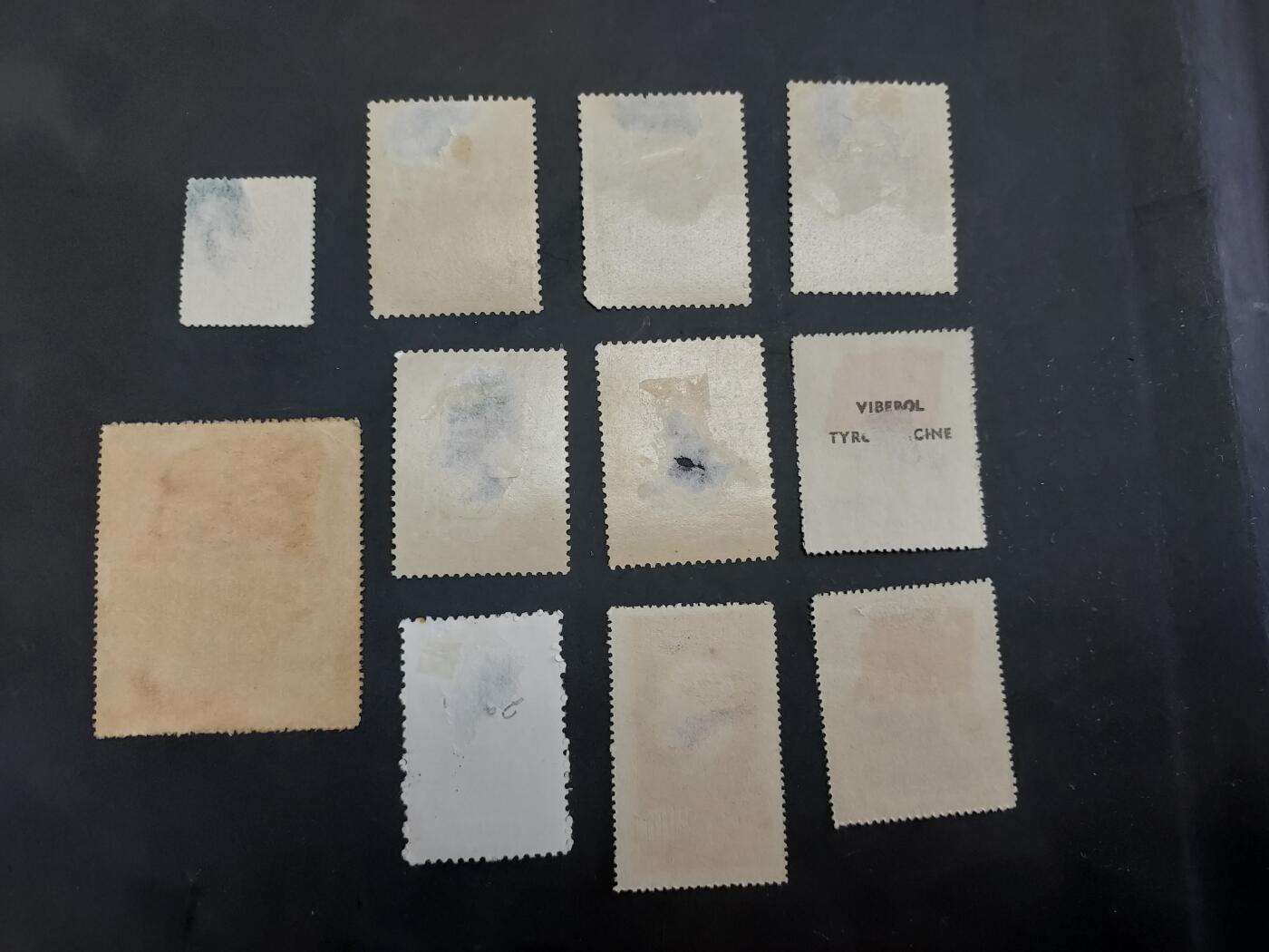  博彦收藏 TM 8月14日 邮票专场 老纪特新旧11枚，均有破损/薄等问题