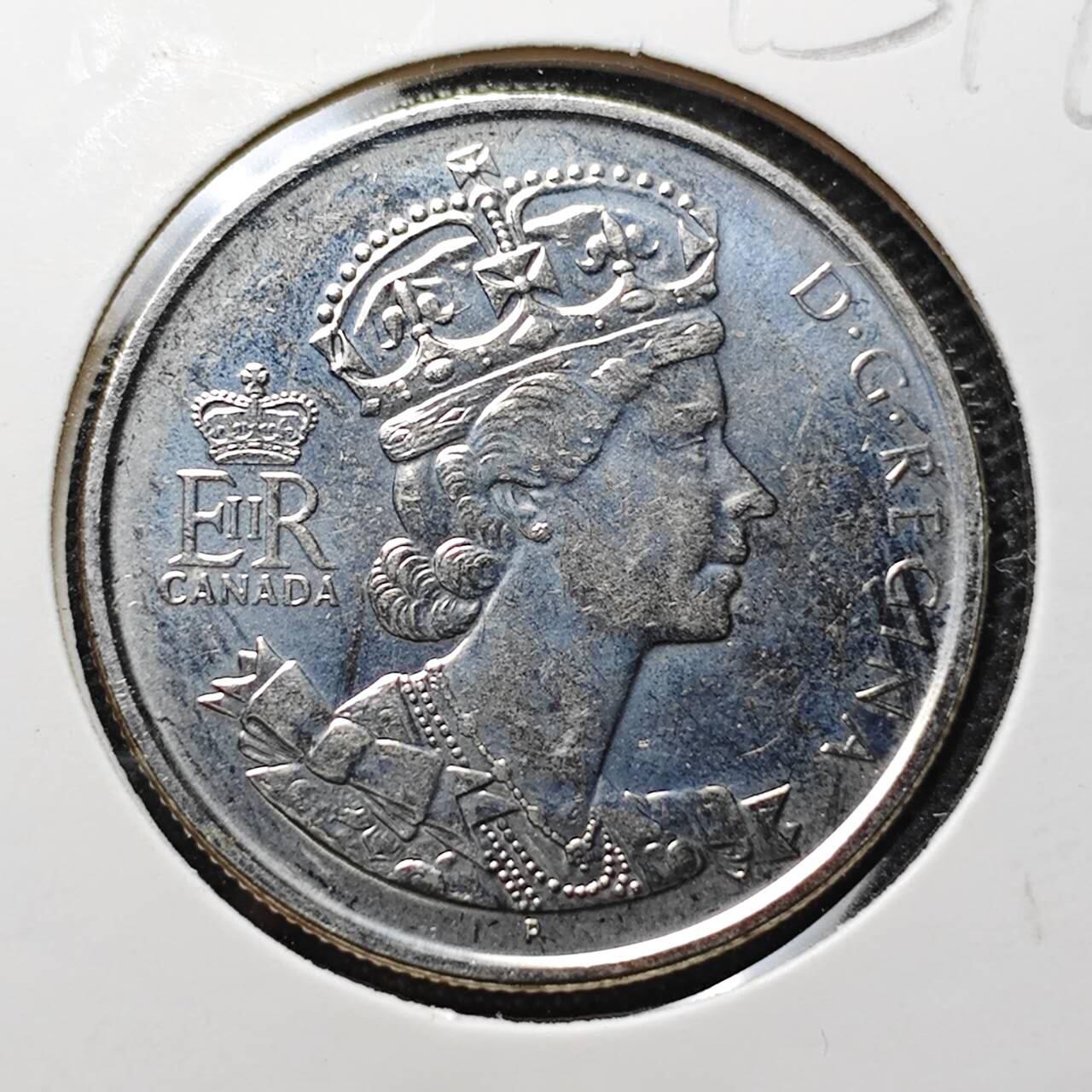 KK钱币收藏小铺 第315期 2月预留时间 周末发货 2002加拿大50分 纪念币