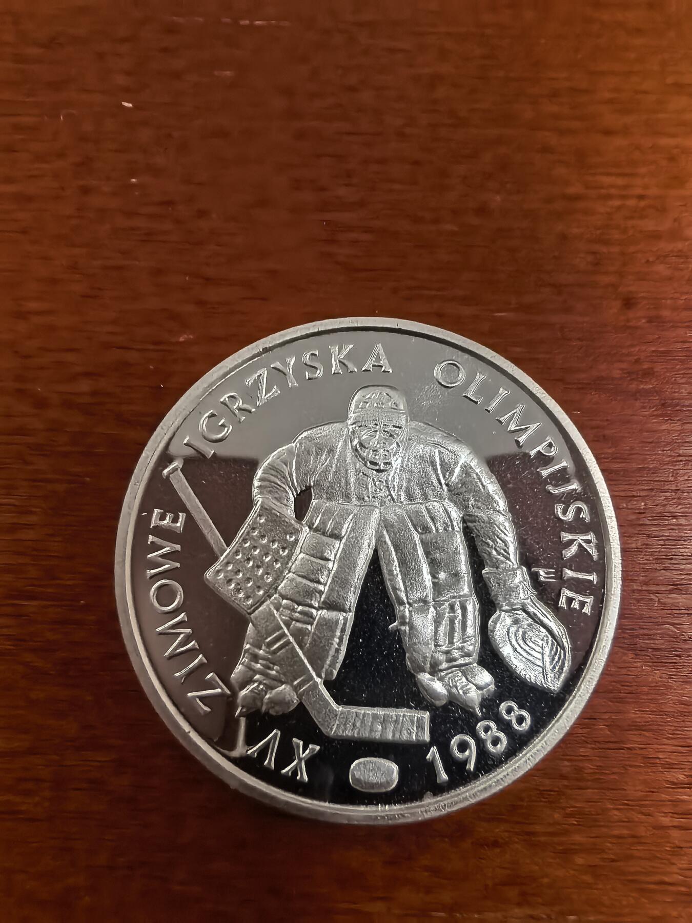 长老汇蛇年精选第三十一场拍卖 1987波兰冬奥500兹罗提精制银币，克书40美金