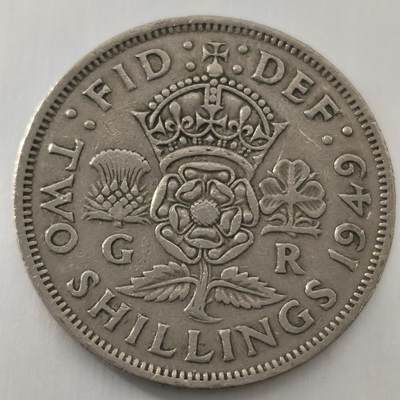 Krab外币市集Vol.23 - 英国1949年2先令