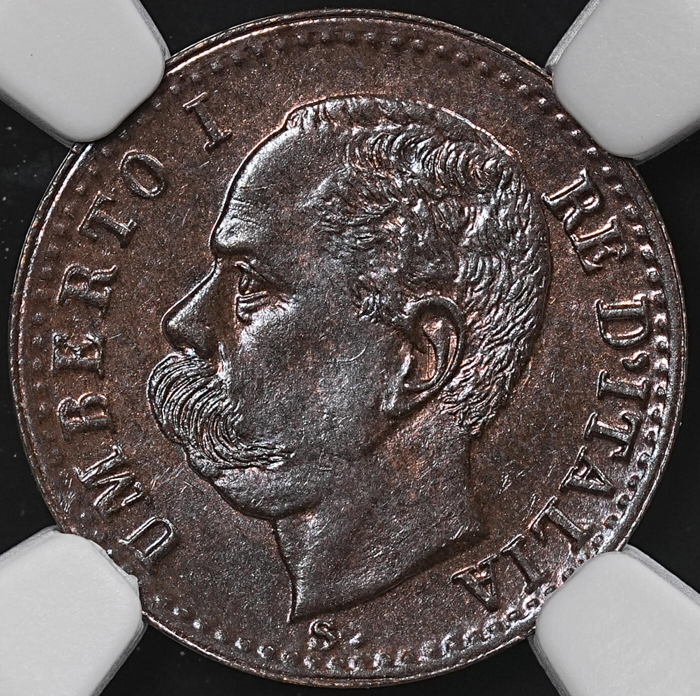 修遠堂世界钱币第七十九期 NGC MS64BN 1900年意大利1分铜币
