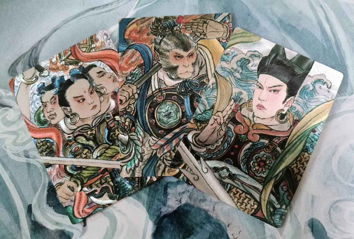 龙虎卡牌第48场 （无佣金，满120包邮，欢迎送拍，摩点开车） 粗闪3张 山衡一述 天庭反骨仔3人组一套