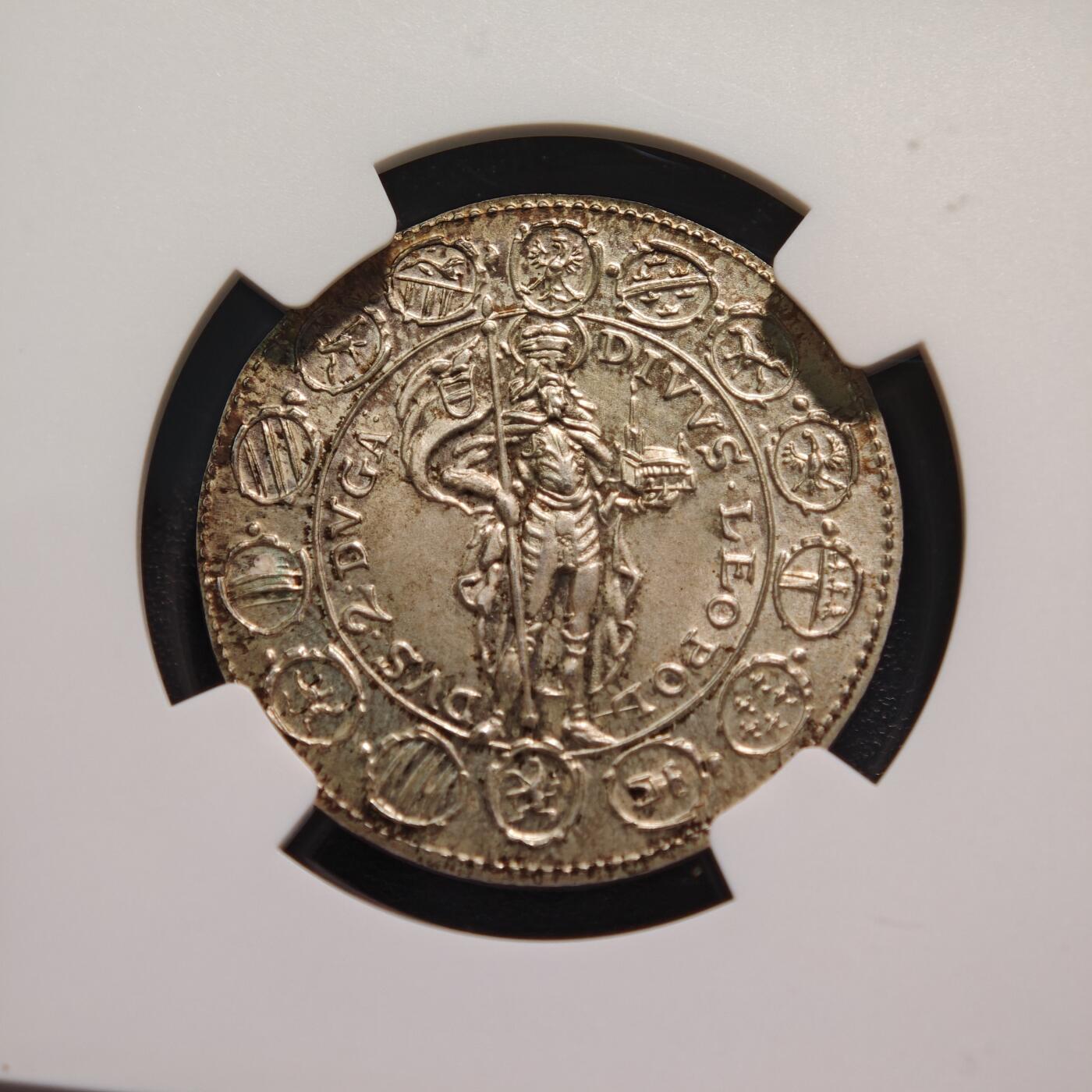 【德藏】世界币章拍卖第140期（拍品征集中~欢迎藏友联系） 1642年(1963年后铸) 奥地利2杜卡特银币 NGC MS66