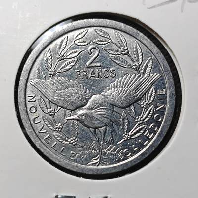 KK钱币收藏小铺 第315期 2月预留时间 周末发货 - 1991法属喀里多里亚2法郎