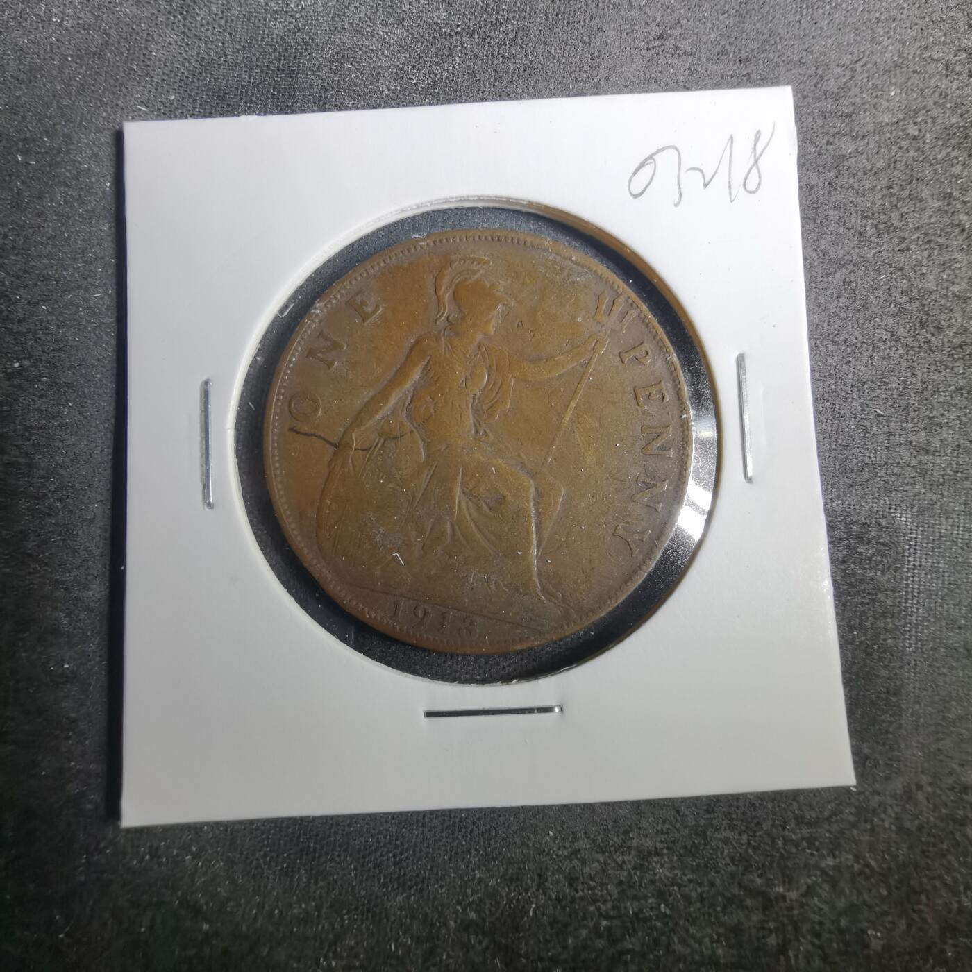 沼泽如烟--第803场 英国1913年1便士