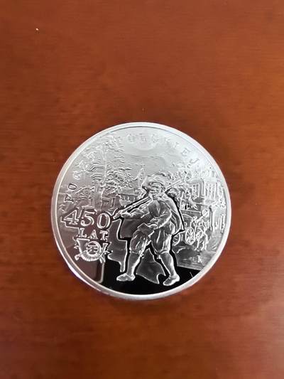 长老汇蛇年精选第三十一场拍卖 - 2008波兰邮政450周年10兹罗提全息精制银币，14.14克925银（2）