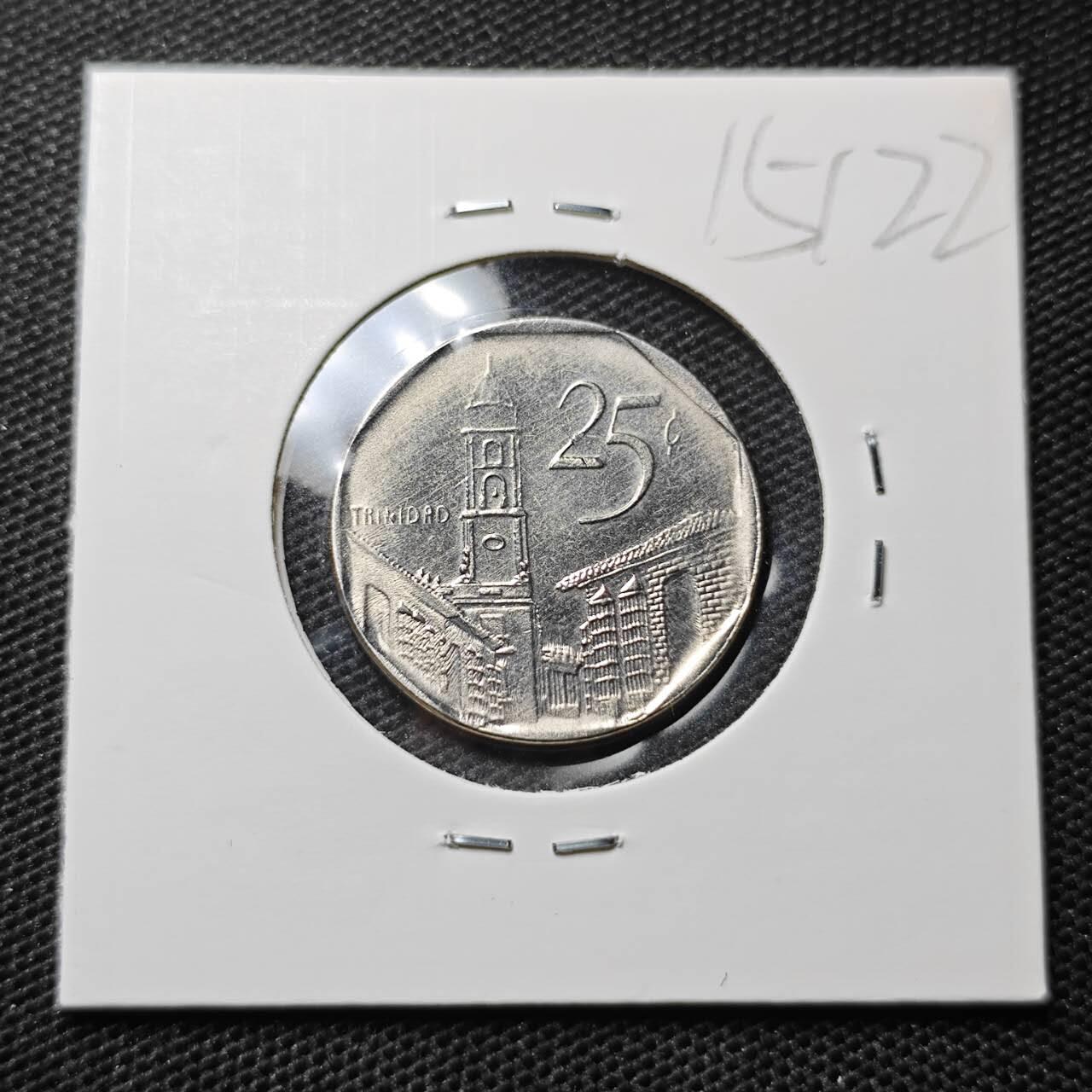 KK钱币收藏小铺 第315期 2月预留时间 周末发货 2008古巴25分 