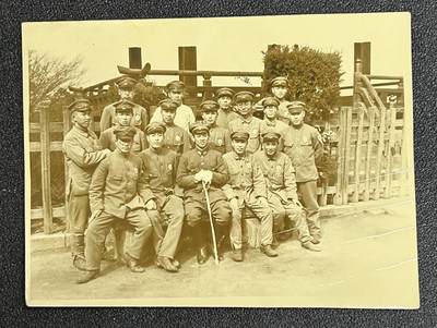 西秦中古拍卖第五十三期 - 不忘历史·抗战收藏 抗战时期 日本陆军合影照片