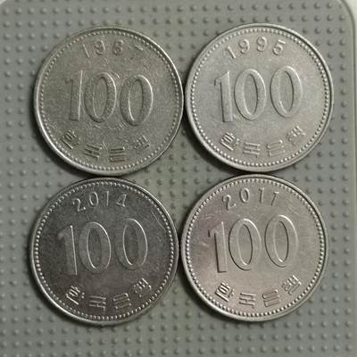 2025年第71场各国散币拍卖（总第71场） - 韩国100韩元4枚
