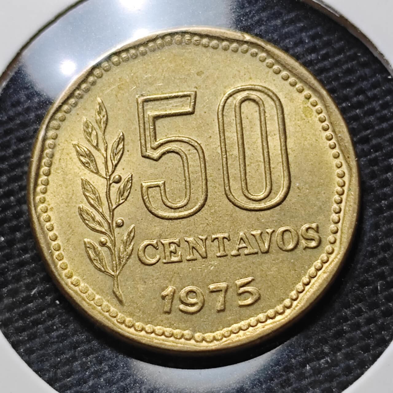 KK钱币收藏小铺 第315期 2月预留时间 周末发货 1975阿根廷50比索 好品