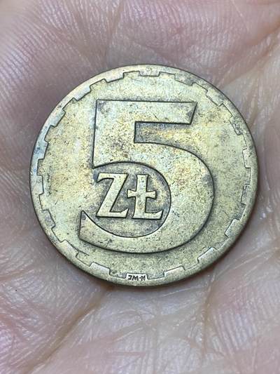 2025年第七十四场(总第一百场）外国好品散币(免佣金) - 波兰🇵🇱1977年5兹罗提(人民共和国时期，小鹰徽版，早期年份列宁格勒造)