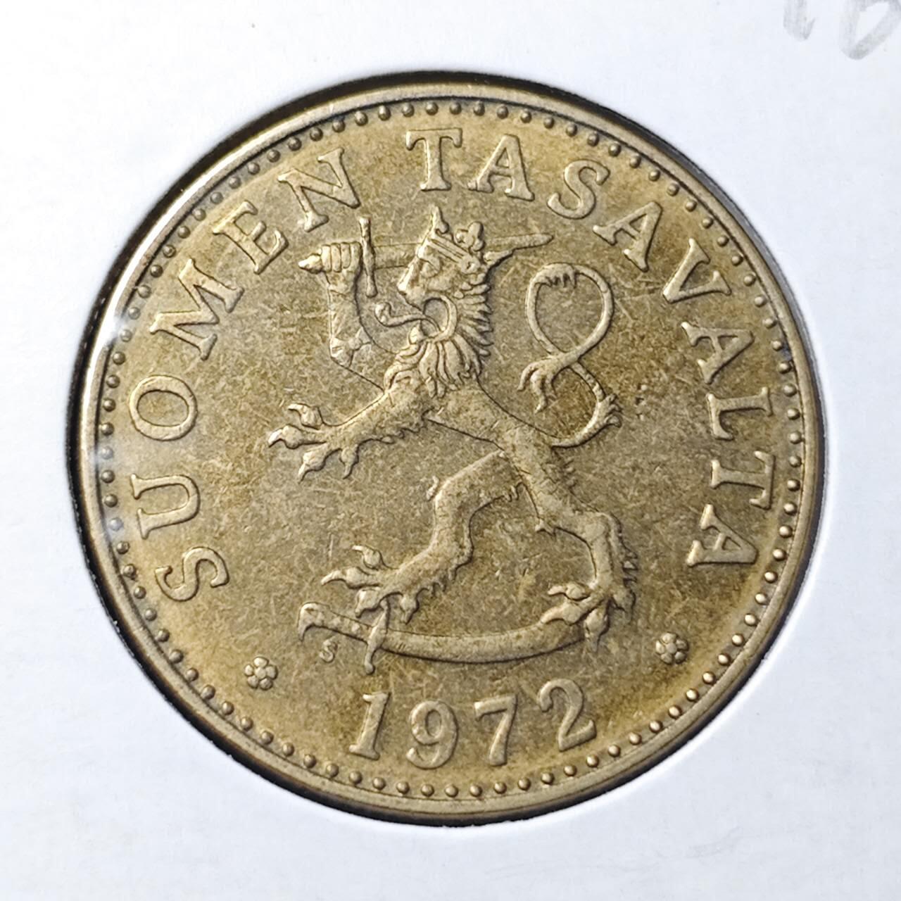 KK钱币收藏小铺 第316期 2月预留时间 周末发货 1972芬兰50芬尼