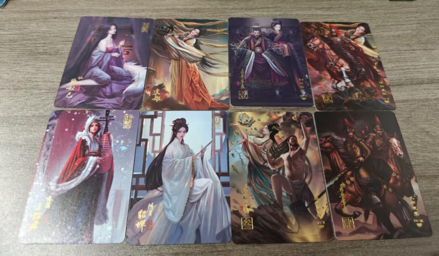 龙虎卡牌第48场 （无佣金，满120包邮，欢迎送拍，摩点开车） 纱布闪37张  阿毛玩卡  寻梦华夏精选（包括前四弹sp  前四弹卡头和前四弹女卡）  赠图5四张精美单卡