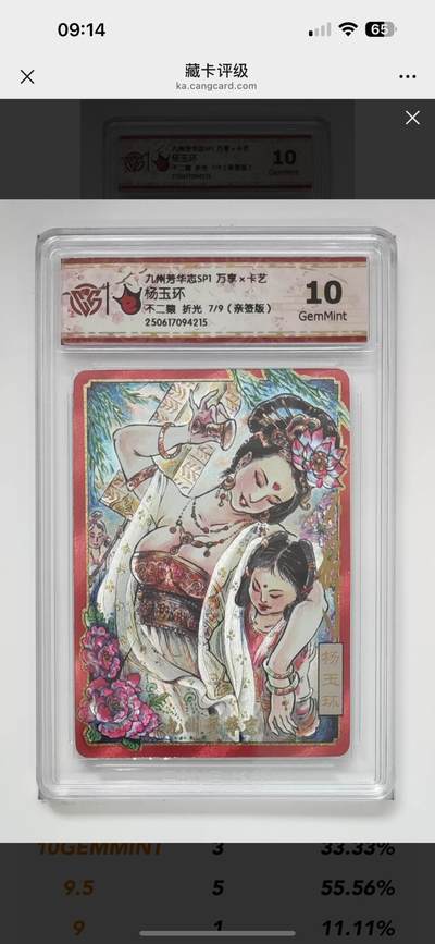 秋萤阁第12期 (8月1日周五晚上22点截拍，欢迎竞拍)  - 【亲签】九州芳华志 万享*卡艺 杨玉环 不二猿 折光 7/9 10G