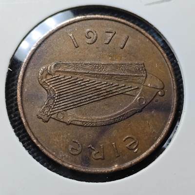 KK钱币收藏小铺 第315期 2月预留时间 周末发货 - 1971爱尔兰2便士 