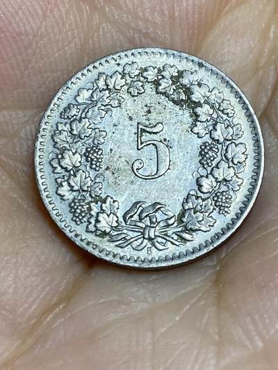 2025年第七十四场(总第一百场）外国好品散币(免佣金) - 瑞士🇨🇭1962年5生丁