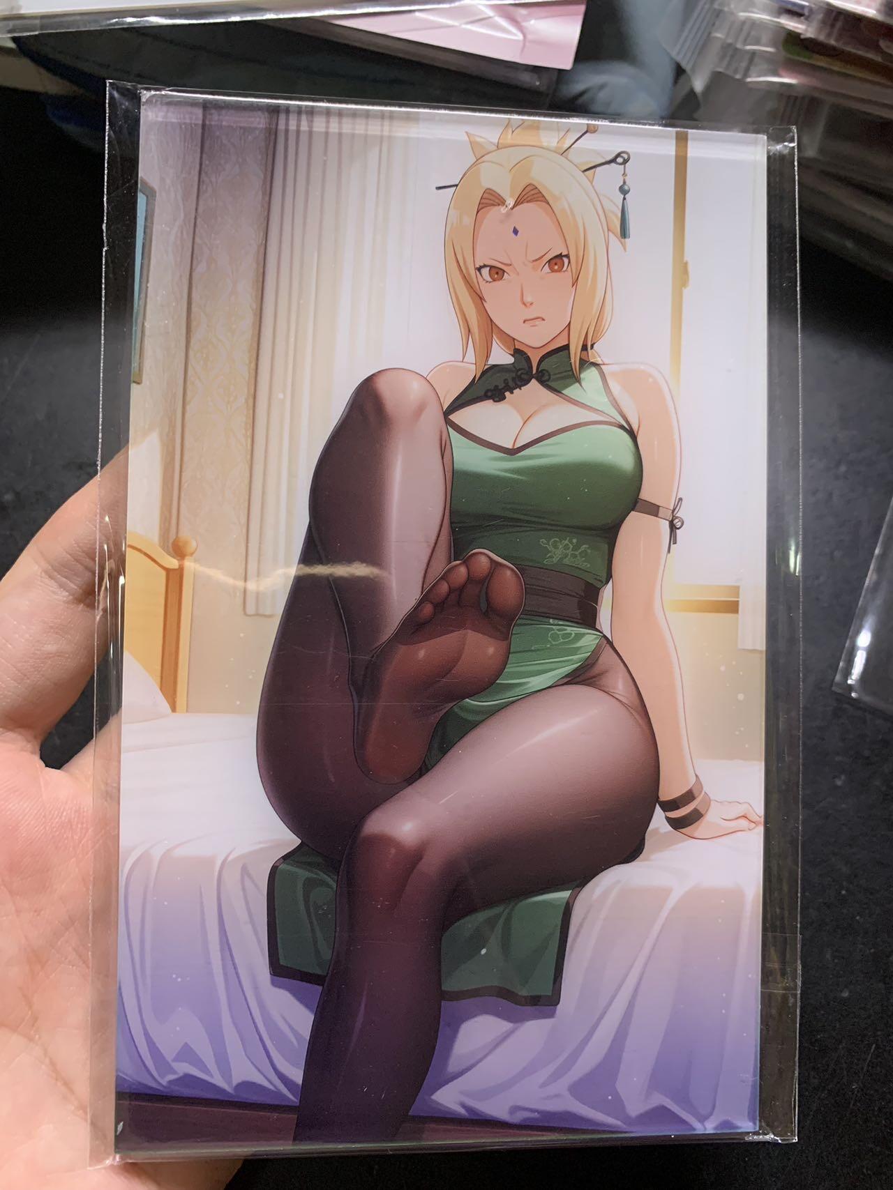 火影忍者亚克力票纲手婆婆旗袍
