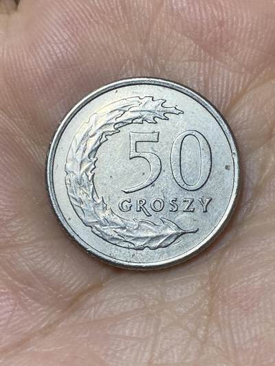 2025年第七十四场(总第一百场）外国好品散币(免佣金) - 波兰🇵🇱1991年50格罗希(新版第一版，铜镍材质无边线版)