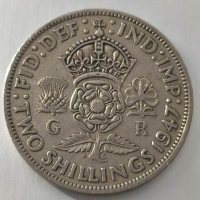 Krab外币市集Vol.23 - 英国1947年2先令