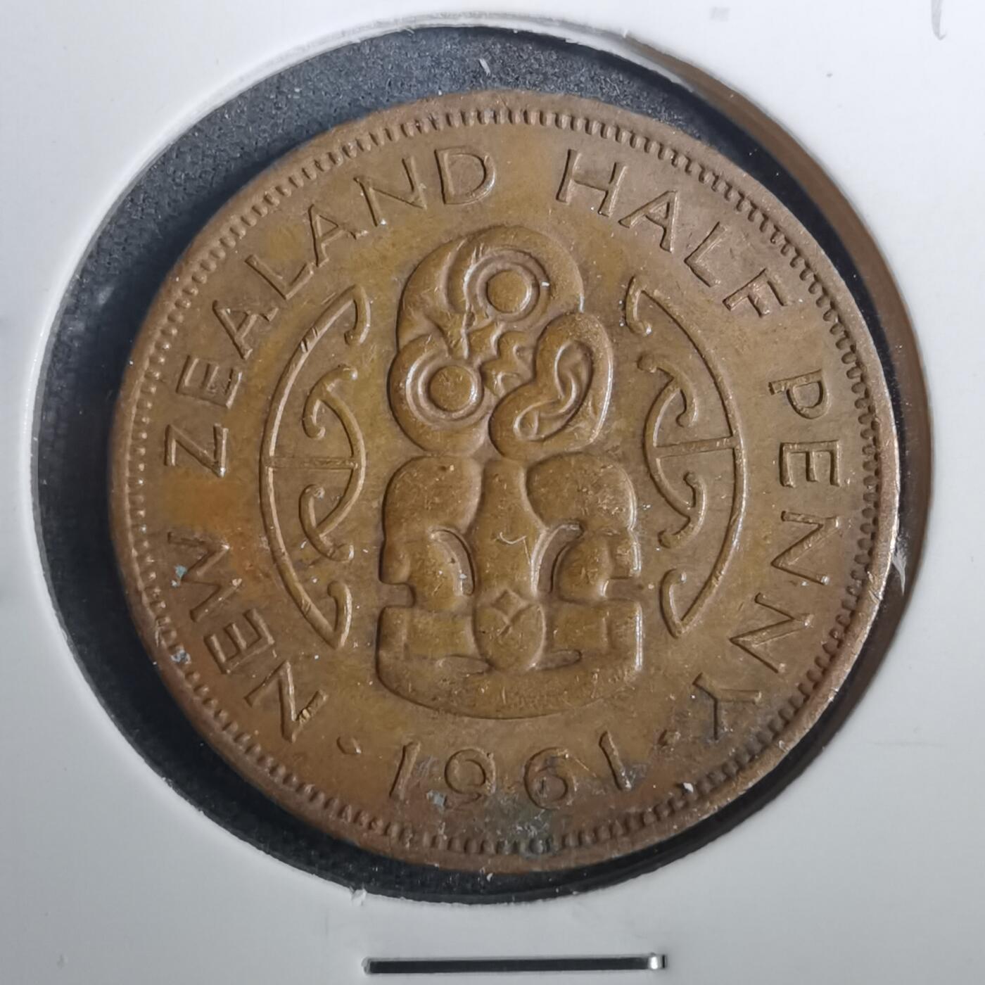 沼泽如烟--第803场 新西兰1961年半便士