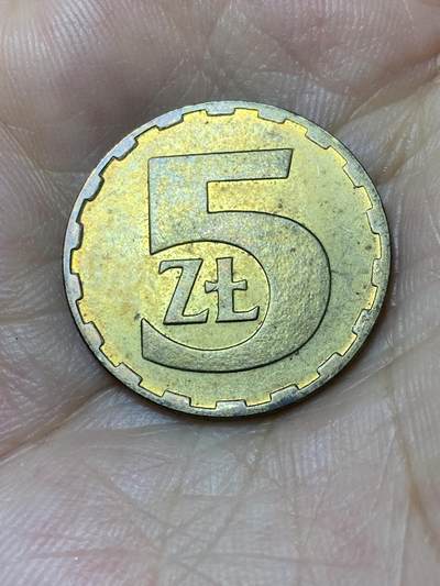 2025年第七十四场(总第一百场）外国好品散币(免佣金) - 波兰🇵🇱1984年5兹罗提(人民共和国时期，小鹰徽版，后期MW标华沙造)