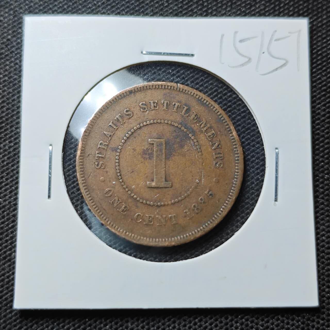 KK钱币收藏小铺 第315期 2月预留时间 周末发货 1885英属海峡1分