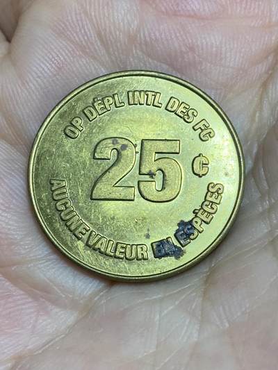 2025年第七十四场(总第一百场）外国好品散币(免佣金) - 法国🇫🇷25生丁代币
