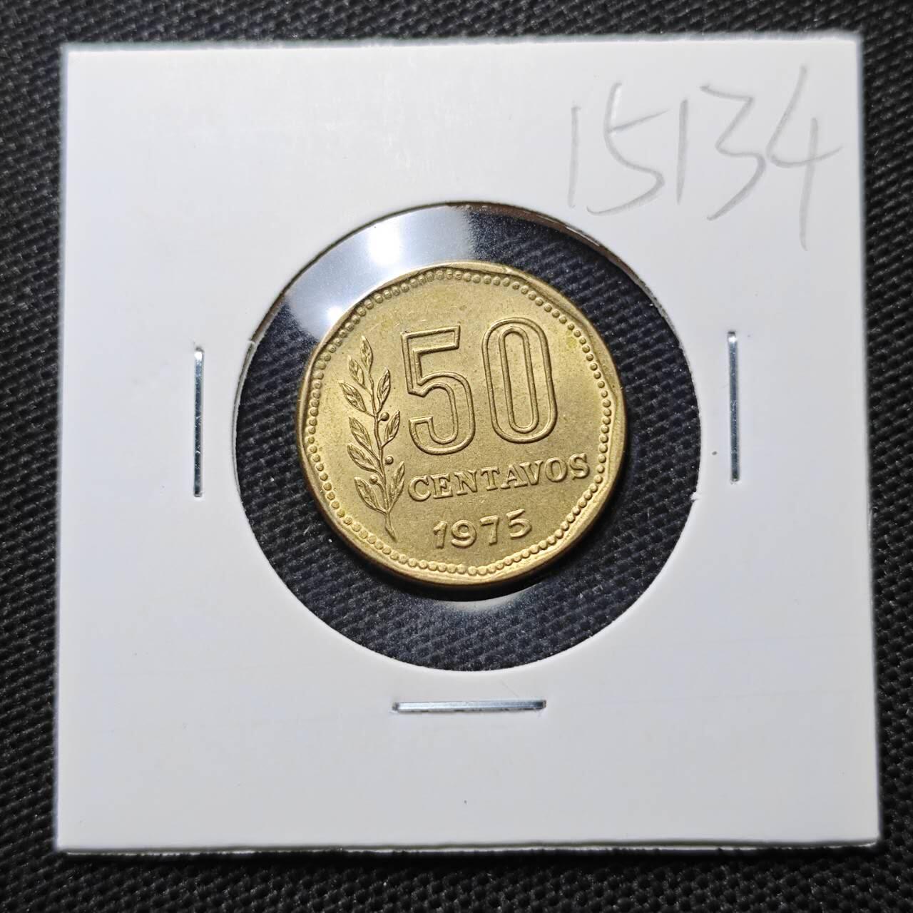 KK钱币收藏小铺 第315期 2月预留时间 周末发货 1975阿根廷50比索 好品