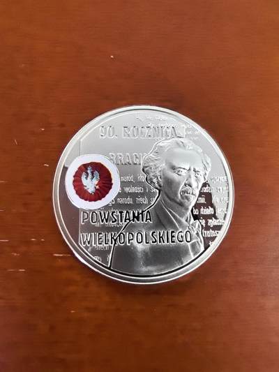 长老汇蛇年精选第三十一场拍卖 - 2008波兰大波兰起义90周年10兹罗提精制银币，14.14克925银