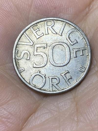 2025年第七十四场(总第一百场）外国好品散币(免佣金) - 瑞典🇸🇪1981年50欧尔(卡尔十六世古斯塔夫时期，早期U标)