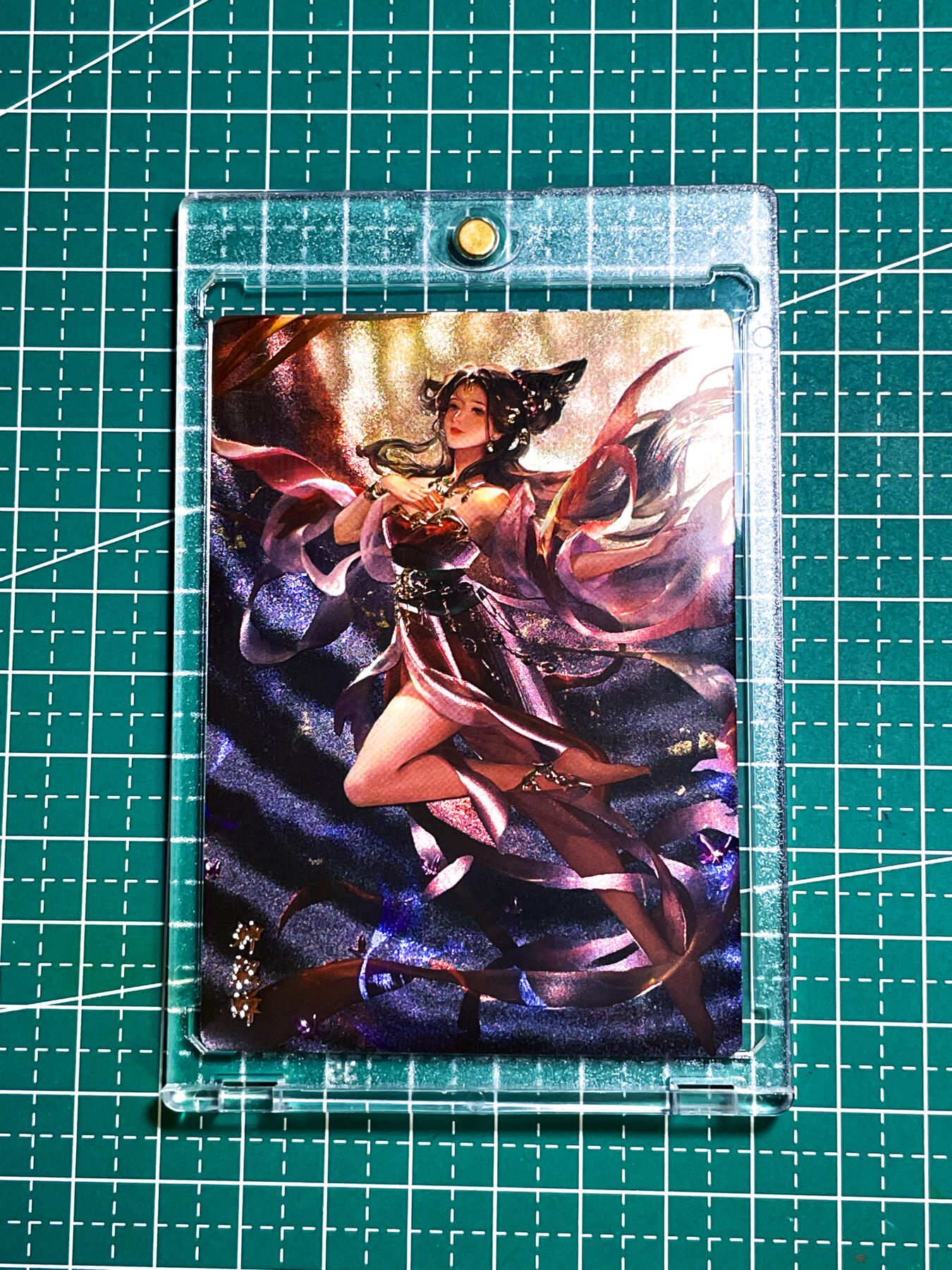 显眼宝25期 颜值精选 【带卡砖】卡玩帕克 神州群英 镭雕特卡 神貂蝉 散配一张  卡玩镭雕工艺   63*88