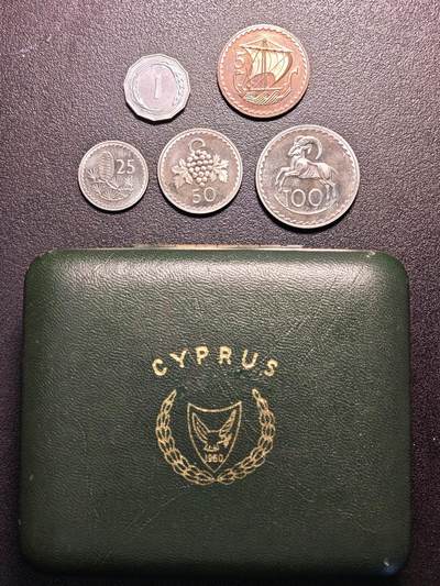 【德藏】世界币章拍卖第140期（拍品征集中~欢迎藏友联系） - 1963年 塞浦路斯套币 原盒