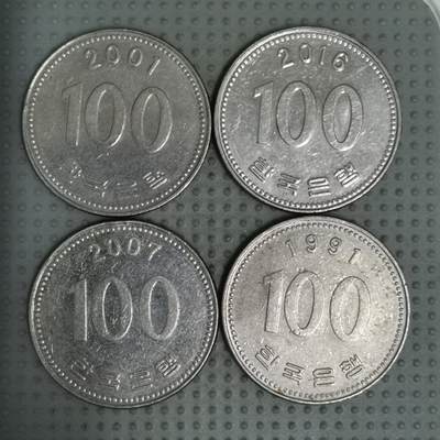 2025年第70场各国散币拍卖（总第70场） - 韩国100韩元4枚