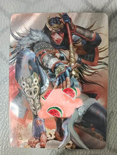 花开卡拍第33期（8月3号周日截拍，品控勿拍!!!拍品不寄存，运费5元，自制卡难免瑕疵，可能存在轻微撞角爆边等出厂瑕疵，品控介意勿拍！） - 燎原 三国姬 黑暗王朝 折光 张飞