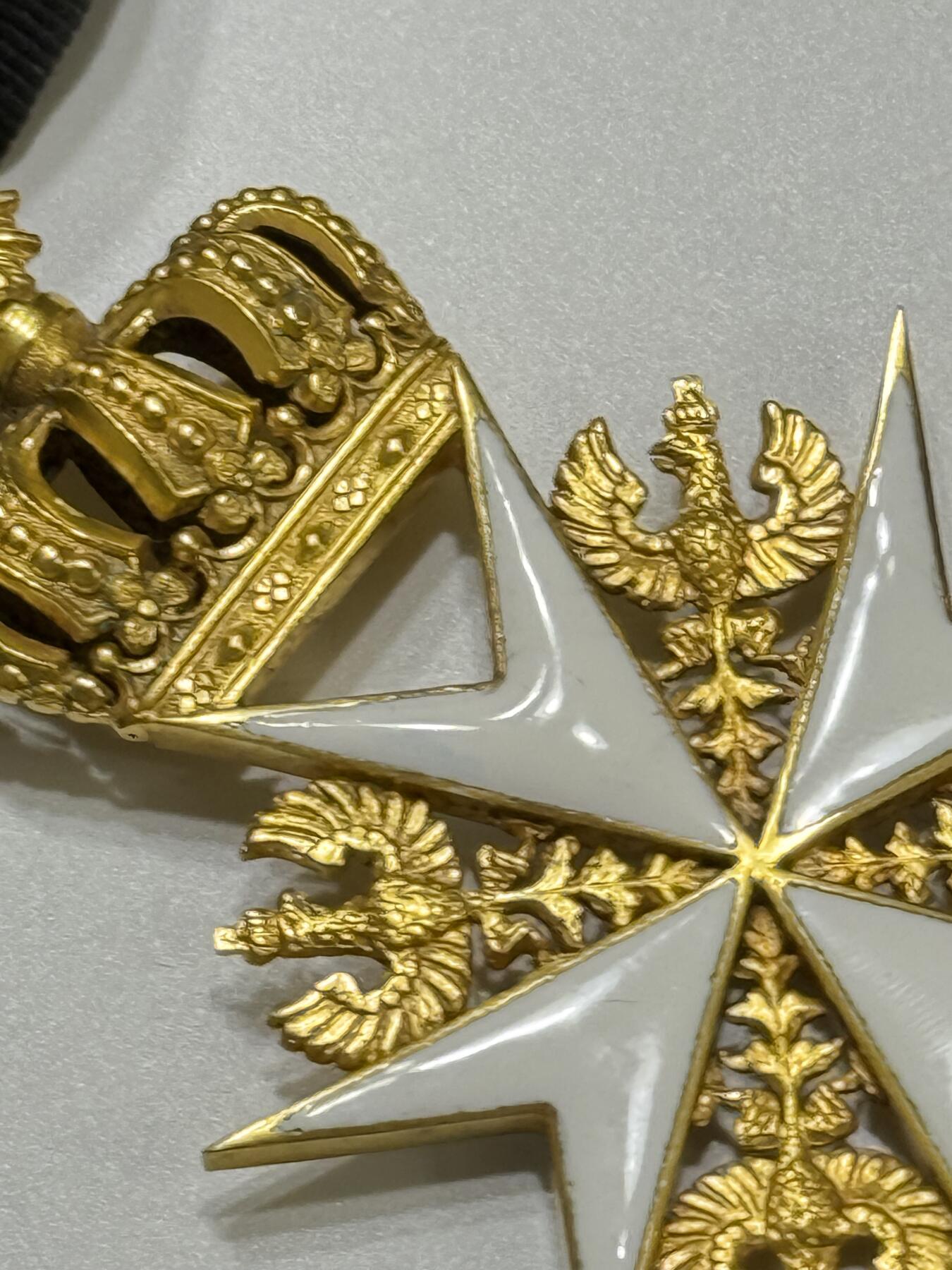 RimeNova韵星2025军品类夏季拍卖会-- RimeNova 2025 Summer Militaria Sale 德意志帝国普鲁士王国圣约翰勋章—18K金质珐琅