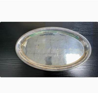 康怡轩钱币【银器 专场】第454期 - 欧洲老银器 银托盘