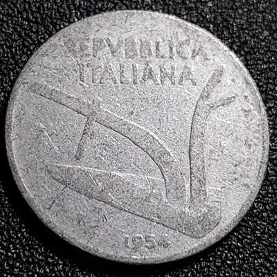 泉币菌-第69场-精品欢乐场-第2场 / 福利放送，感谢大家一直以来的支持。68-72场中，凡拍中15单及以上者，非偏远地区购买者，其所购所有商品满30包邮。       （特别说明：偏远地区包邮条件除满足购满15单及以上外，内蒙古、青海、西藏、宁夏需要满48包邮，新疆、西藏需要满68包邮。） 1954年 意大利10里拉铝币 麦穗古犁 23.2mm