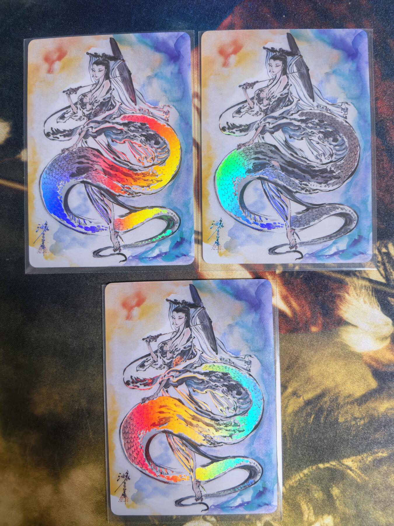 阳大大卡牌超级大甩拍第64期（周五晚上九点截拍，持续收拍品，进群福利早知道） 【三宫】启读文化 沈鑫 白娘子 霸气彩闪