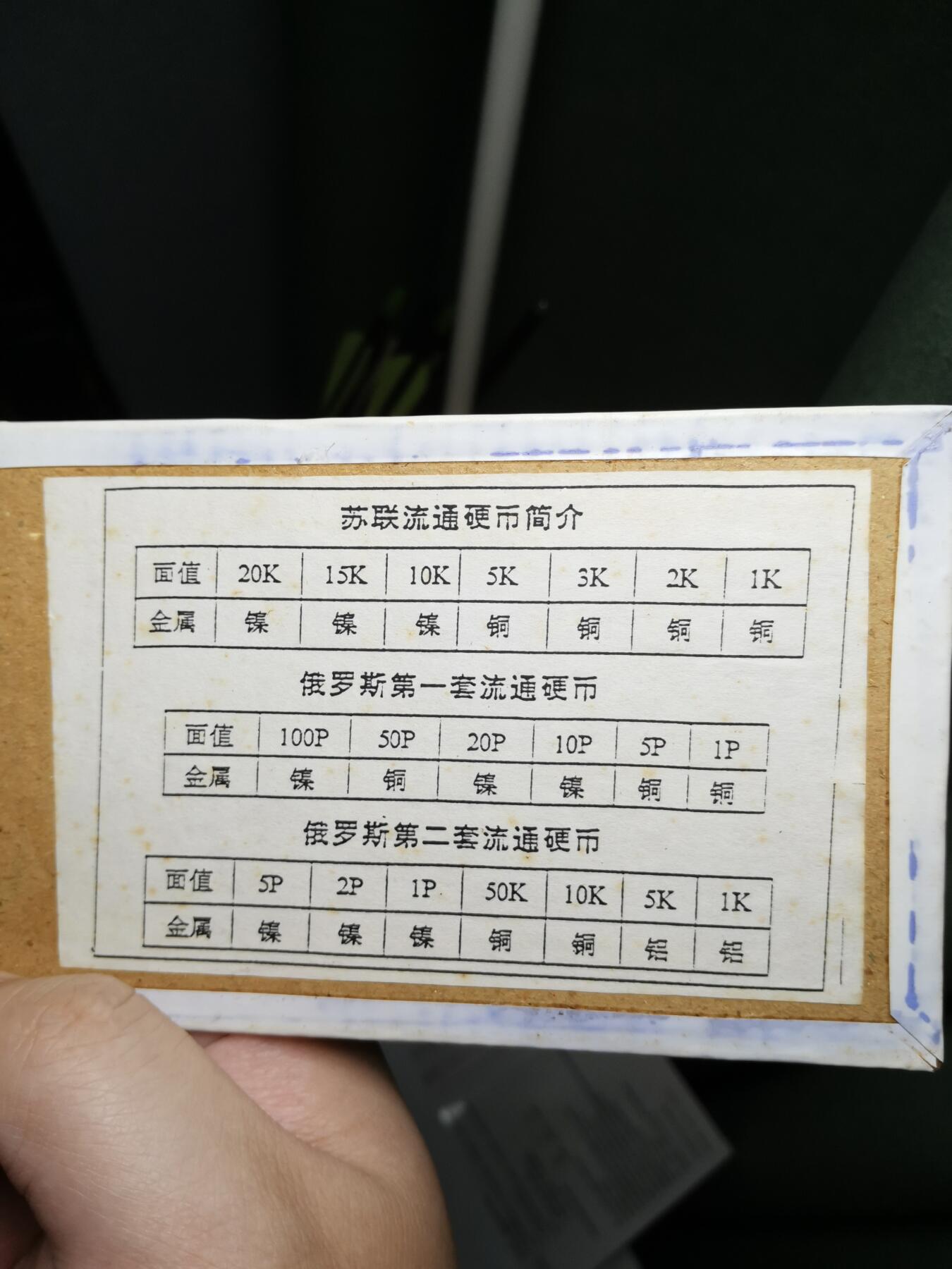 五军都督八月夏季台风场 上世纪前苏联硬币收藏套