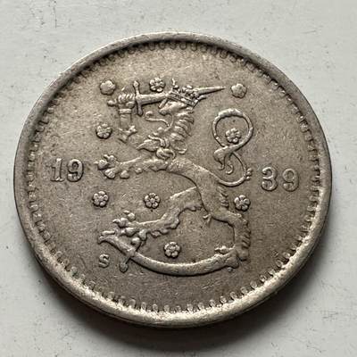 🌹外币初藏🌹🐯2025年第83场  每周二四六晚8️⃣点 接代拍 - 芬兰1939年50芬尼