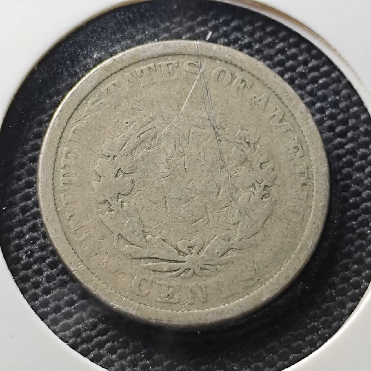 KK钱币收藏小铺 第316期 2月预留时间 周末发货 1901美国5分 